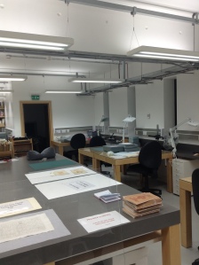 The bright and very well resourced labs at the Wilson Conservation Studio. Photograph by Amy Walsh.